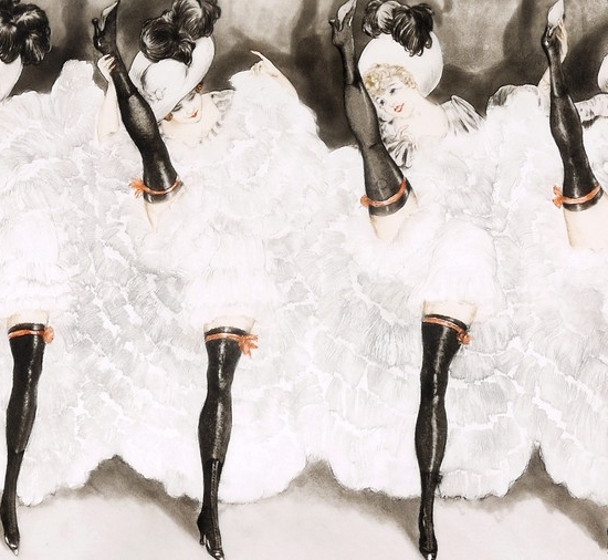 ルイ・イカールの絵画作品　タイトルは、カンカン